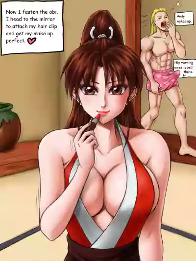 How Mai Shiranui gets ready for a fight! hentai