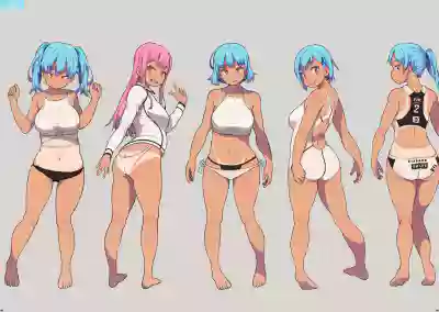 Tanned Girl Blue Hair #3 hentai
