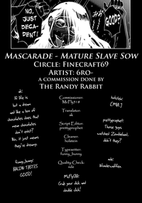 Mesucarade | Mascarade - Mature Slave Sow hentai