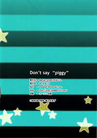 Don't Say "Piggy" hentai