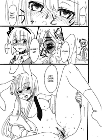 What the hell are you drawing!! Youmu x Reisen hentai
