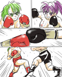 Girl vs Girl Boxing Match 4 by Taiji hentai