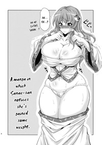 Sanae Chichi Inroku | Sanae's Lewd Breasts hentai