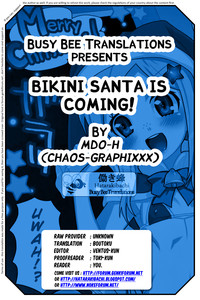 Bikini na Santa ga Yattekuru! | Bikini Santa is Coming! hentai