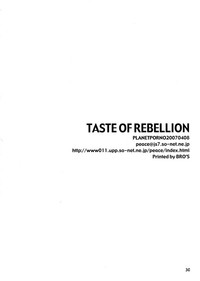 Taste of Rebellion hentai