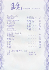 RAN-MAN Vol. 1 Josei Sakka Anthology hentai