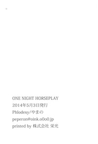 ONE NIGHT HORSEPLAY hentai