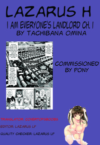 Boku wa Minna no Kanrinin | I Am Everyone's Landlord Ch. 1-2 hentai