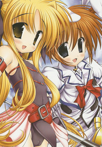 Nanoha san. +Fate-chan. Full Color Soushuuhen hentai